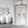 Cabină de duș Idea Black PDD - 900×1200 mm - poză 1 Cabină de duș Idea Black PDD - 900×1200 mm - poză 1