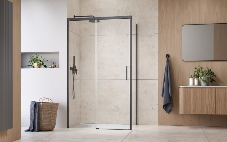 Душевая кабина Idea Brushed GunMetal KDJ - 900x1200 mm - фото 1 Душевая кабина Idea Brushed GunMetal KDJ - 900x1200 mm - фото 1