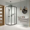 Cabină de duș Premium Pro Black PDD - 1000×1000 mm - poză 1 Cabină de duș Premium Pro Black PDD - 1000×1000 mm - poză 1