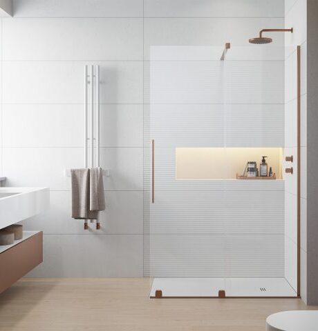 Furo Brushed Copper Walk-in