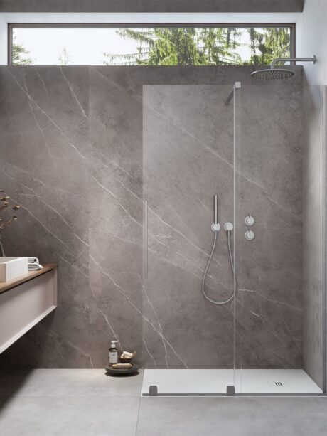 Furo Brushed Nickel Walk-in