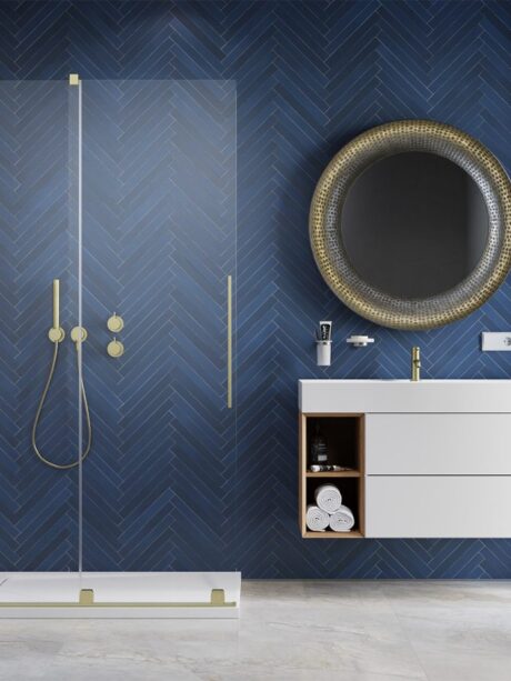 Furo SL Brushed Gold Walk-in