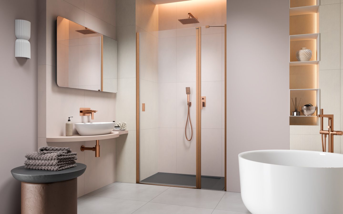 Nes Brushed Copper DWJ II