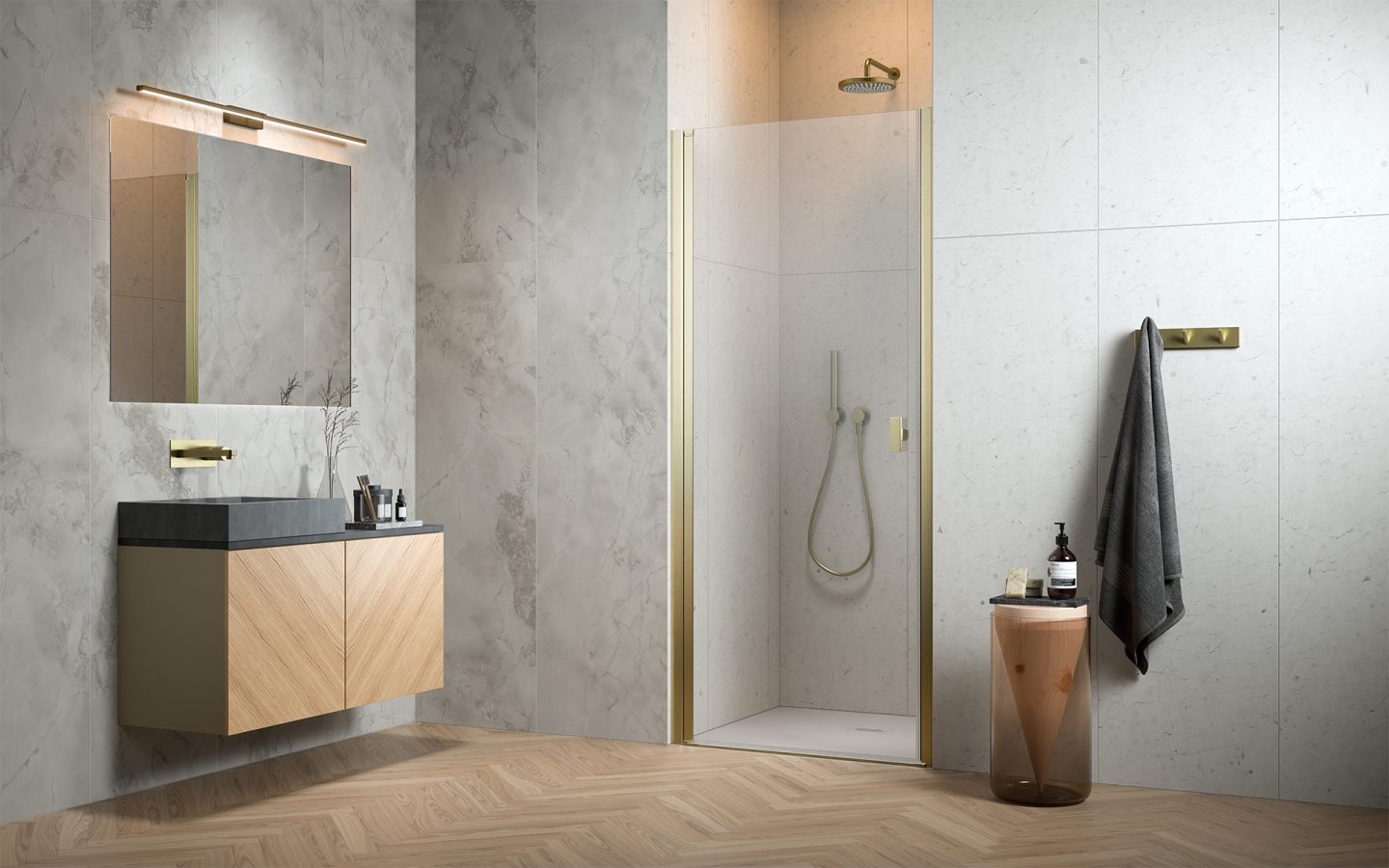 Nes Brushed Gold DWJ I