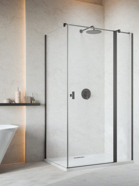 Cabina de duș Nes Brushed GunMetal KDJ II