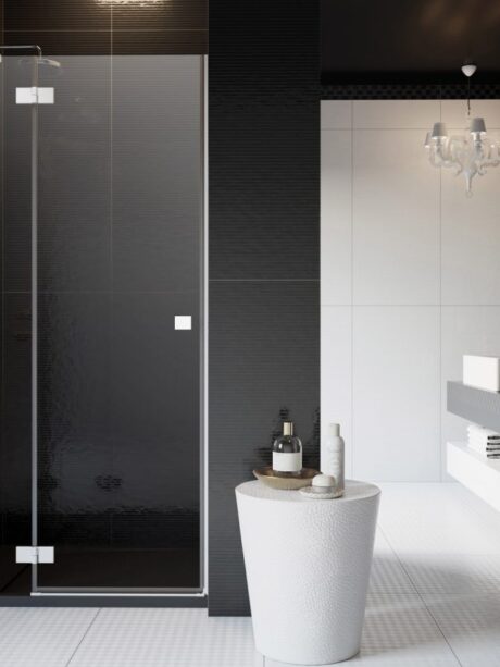 Стеклянные двери в нишу Essenza Pro 6 White DWJ