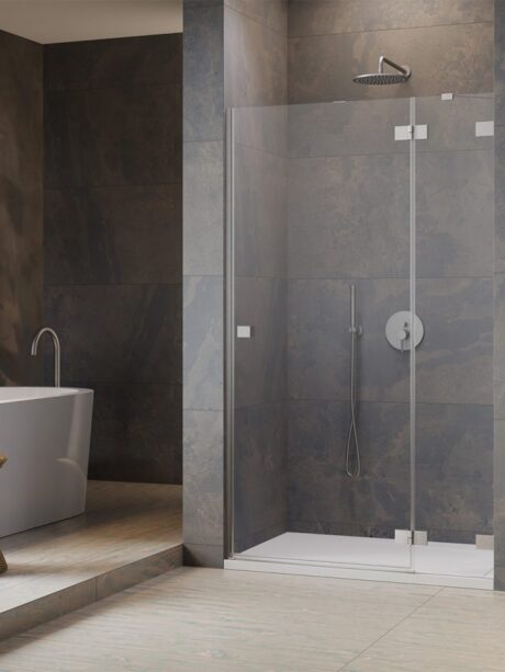 Двери в нишу Essenza Pro 6 Brushed Nickel DWJ