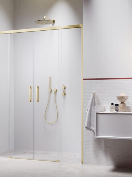 Стеклянные двери в нишу Idea Light Gold DWD - фото 1