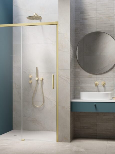 Раздвижные двери в нишу Idea Light Gold DWJ - фото 1