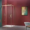 Cabină de duș Idea Light Gold KDD - poză 1 Cabină de duș Idea Light Gold KDD - poză 1